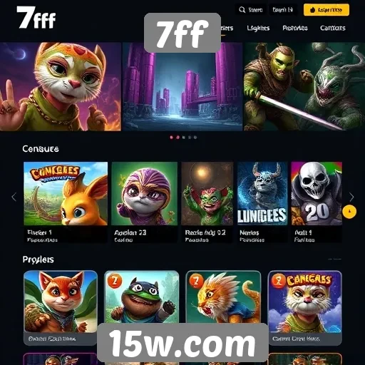 Novas funcionalidades do site de jogos 7ff